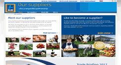 Desktop Screenshot of aldisuppliers.co.uk